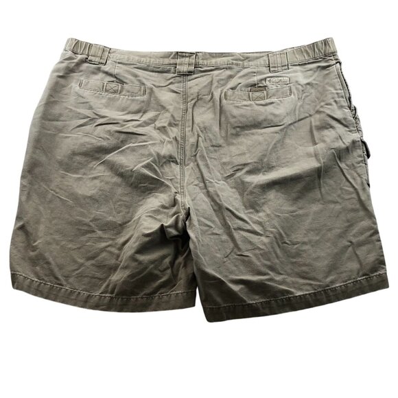 Columbia Mens Cargo Shorts Size 4XT Cotton Outdoor Casual Tan Classic Athleisure - Picture 2 of 13